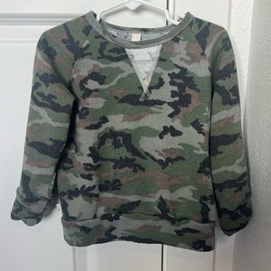 Excellent condition, childhood clothing, camo sweat